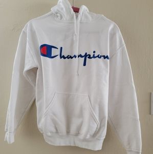 Champion white hoodie